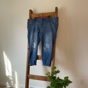 Cropped Jegging Distressed